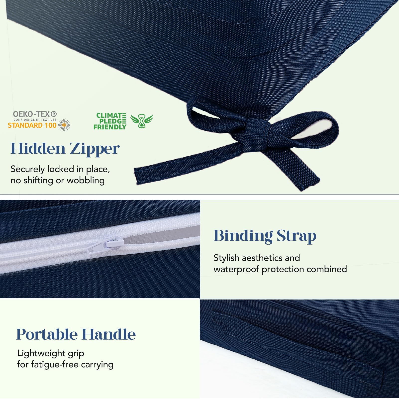 L'AGRATY carry handle for easy transport and rearrangement