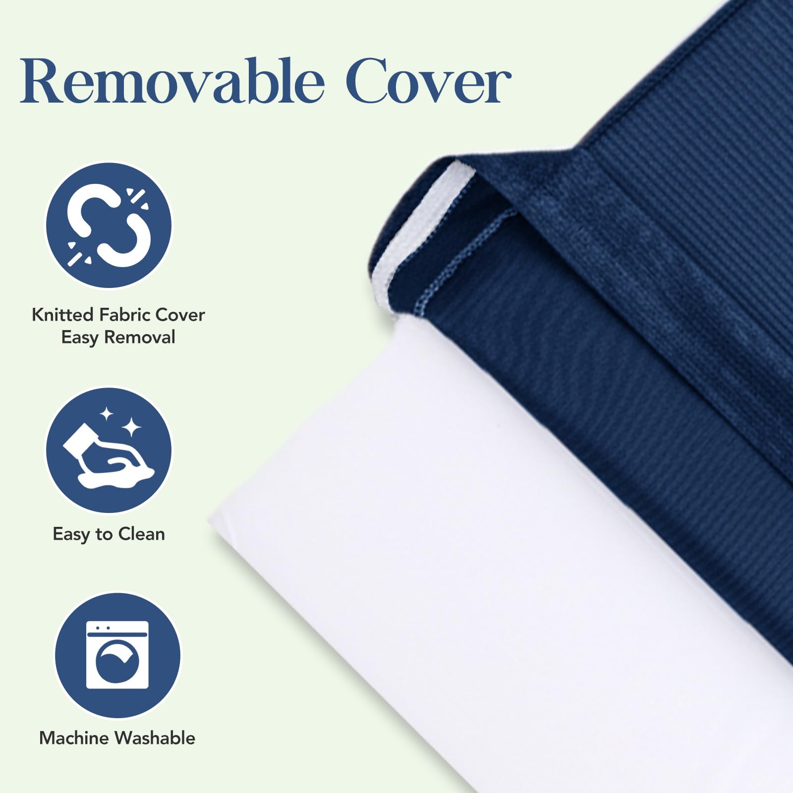 L'AGRATY navy blue set cushions blend with outdoor furniture