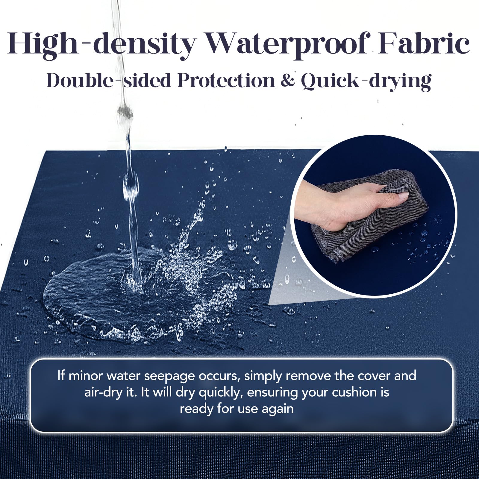 L'AGRATY UV-treated fabric maintains color under sun exposure