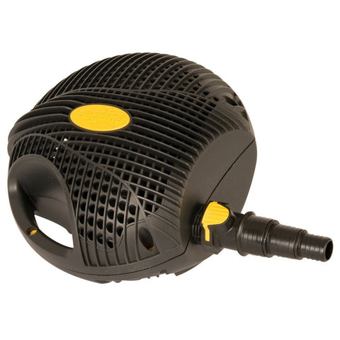 Laguna Max-Flo 600 compact pump design fits smaller cabinet spaces during installation.