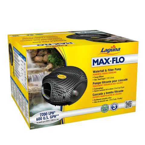 Laguna Max-Flo 600 pump cage guards the impeller for reliable suction.