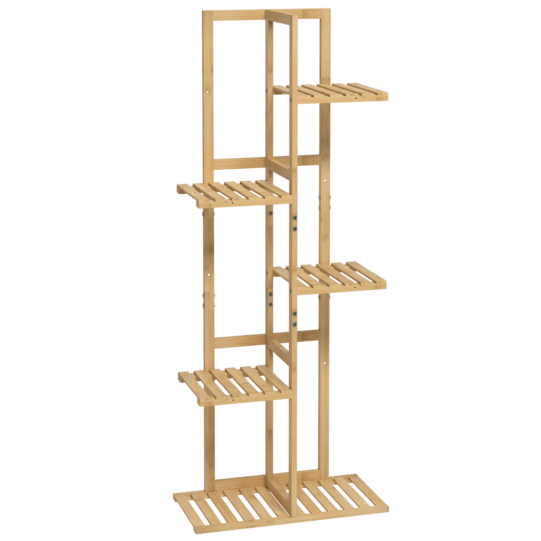 Laiensia bamboo 5-tier stand during assembly with included tools