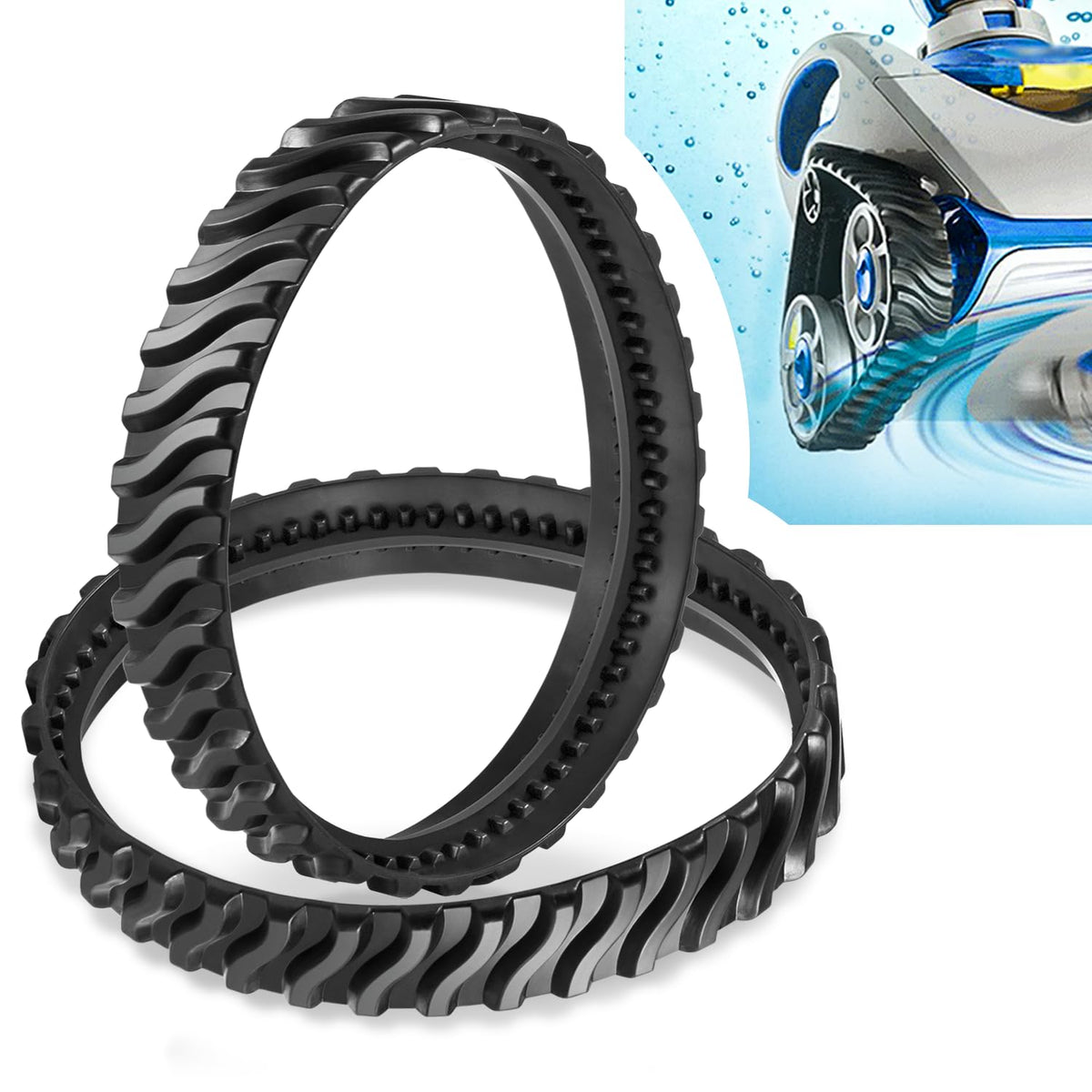 LAIKOU baracuda mx6 track improves grip for in-ground pool cleaning