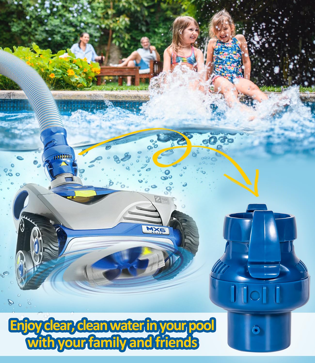 Easy, tool-free installation of LAIKOU FRV100 flow regulator valve.