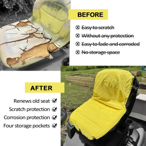 Protects seats from sun, rain, and dirt to extend life