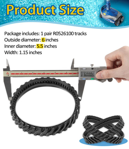 LAIKOU 2-pack track replacement minimizes downtime for cleaners