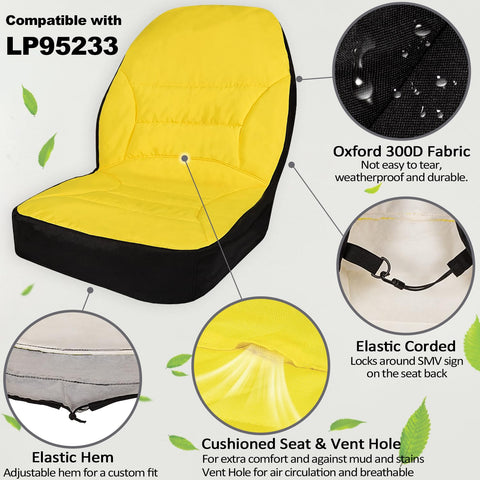 LAIKOU weatherproof 300D Oxford fabric protects seats from rain and sun.