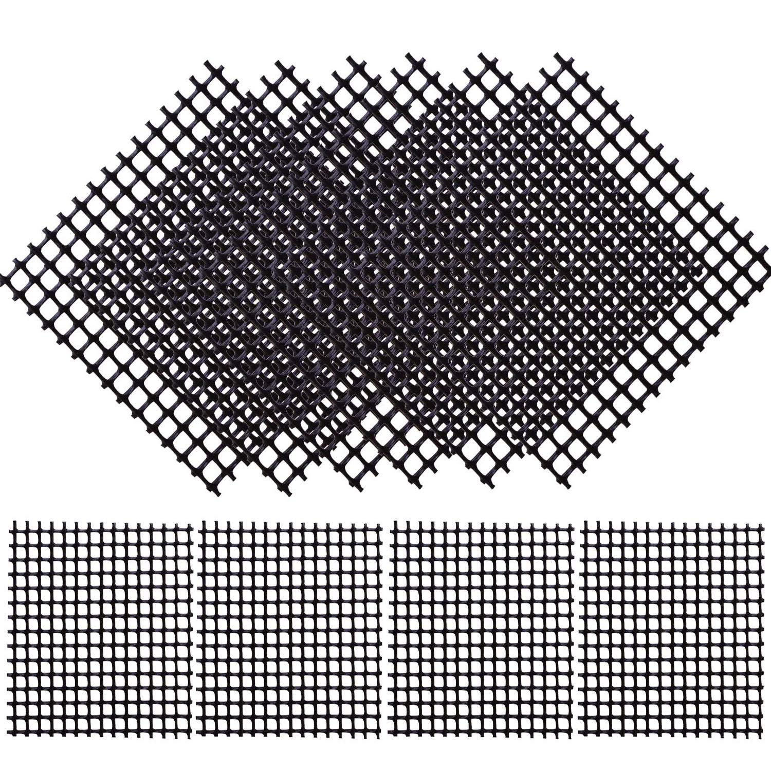 Lainrrew bonsai mesh pad showing soil containment and drainage support.