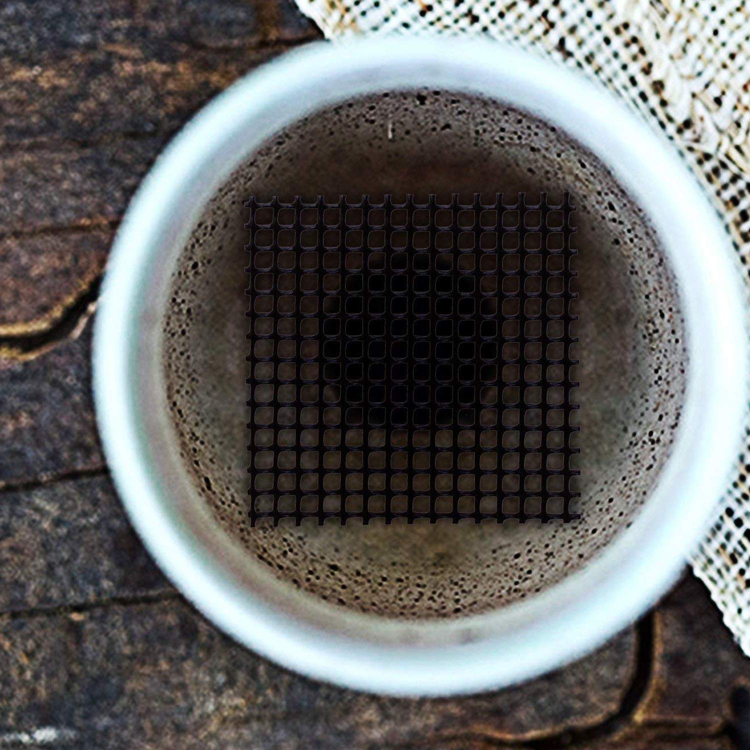 Lainrrew plastic mesh screen pack 50 for easy pot replacements.