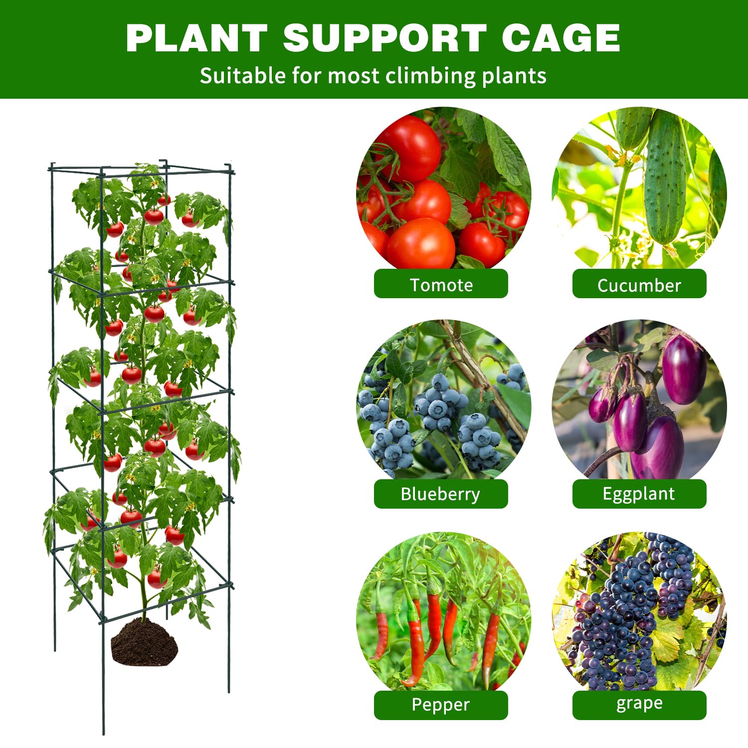 LAKNUAL garden-friendly cage for patios, balconies and greenhouses.