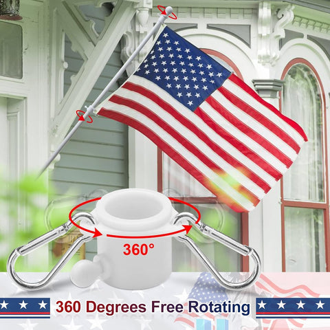 LAKEROD 360° rotate anti-wrap ring enables smooth, tangle-free unfurling.