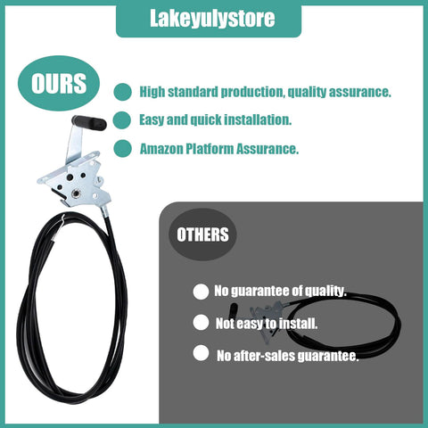 Lakeyulystore 60-inch conduit length enables flexible routing during installation.