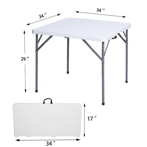 Lakhow table with honeycomb base provides stable support.