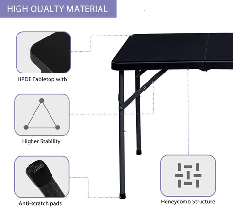 Lakhow honeycomb base provides stability during use.