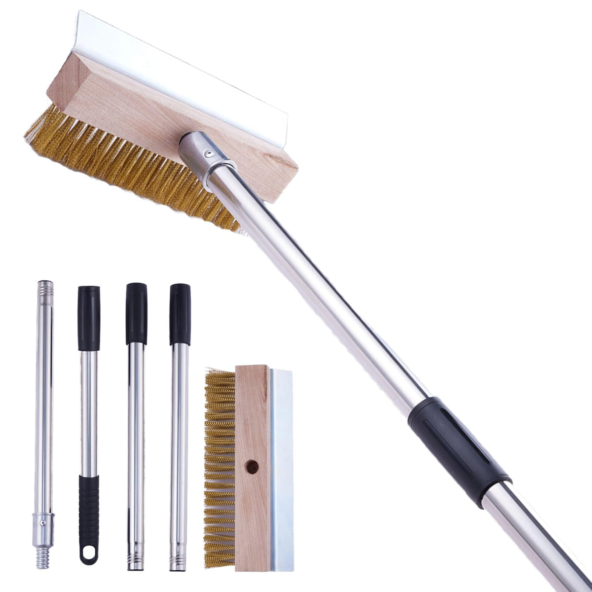 LAKIDOGS pizza oven brush for heavy-duty commercial cleaning