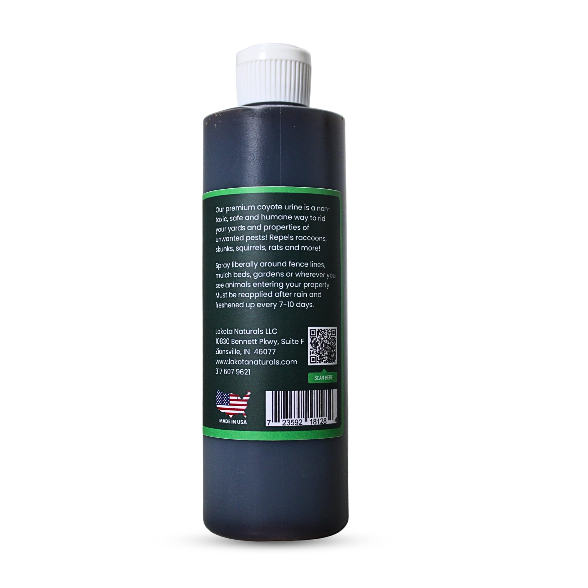 Lakota Naturals coyote-urine pour bottle for effortless outdoor application