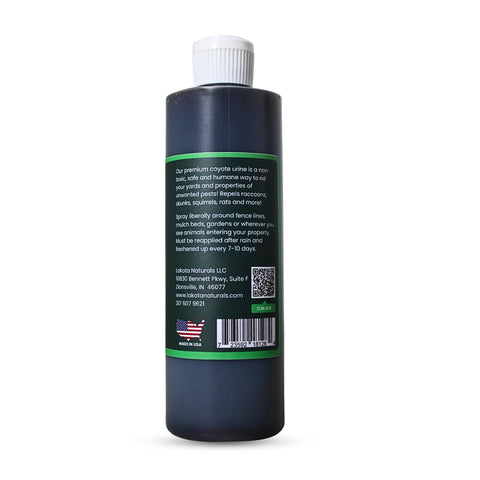 Lakota Naturals coyote-urine pour bottle for effortless outdoor application