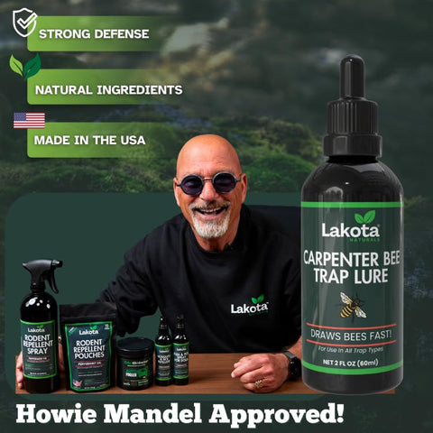 Lakota bee lure uses non-toxic ingredients for safe use outdoors.