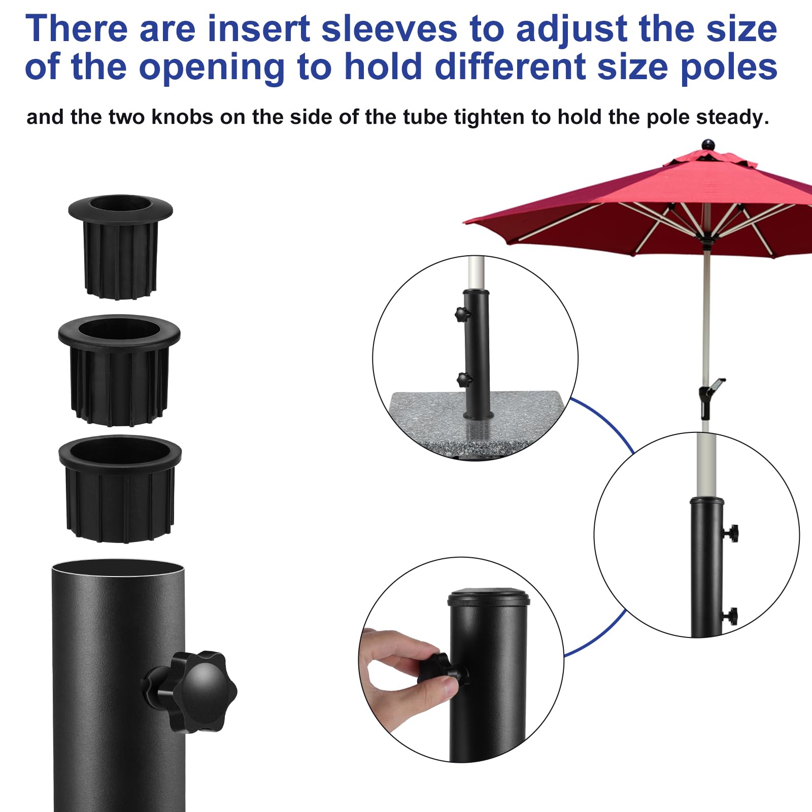 Lalafancy easy-installation with bottom screw hole and knobs increases stability.