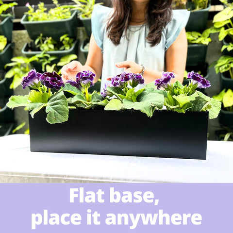 LaLaGreen deck balcony planter adds vertical green accents