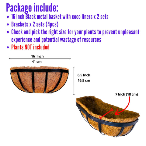 LaLaGreen two-pack brackets demonstrate adjustable installation for versatile vertical gardening
