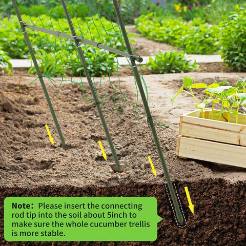 Lalahoni cucumber trellis wind resistant and stable in breeze