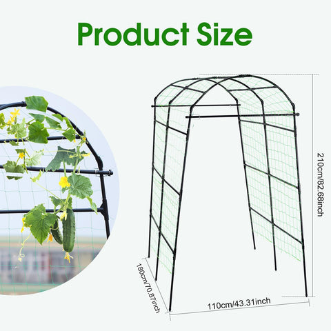 Base-width adjustment on the Lalahoni trellis enables flexible garden layouts.