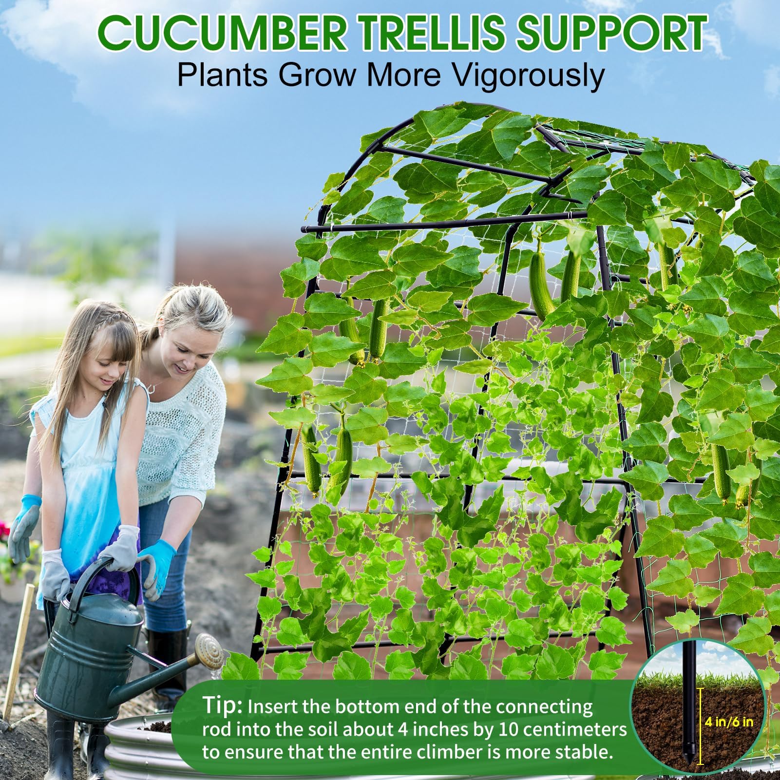 Lalahoni garden arch trellis dimensions 180x230 cm tall for easy walking under.