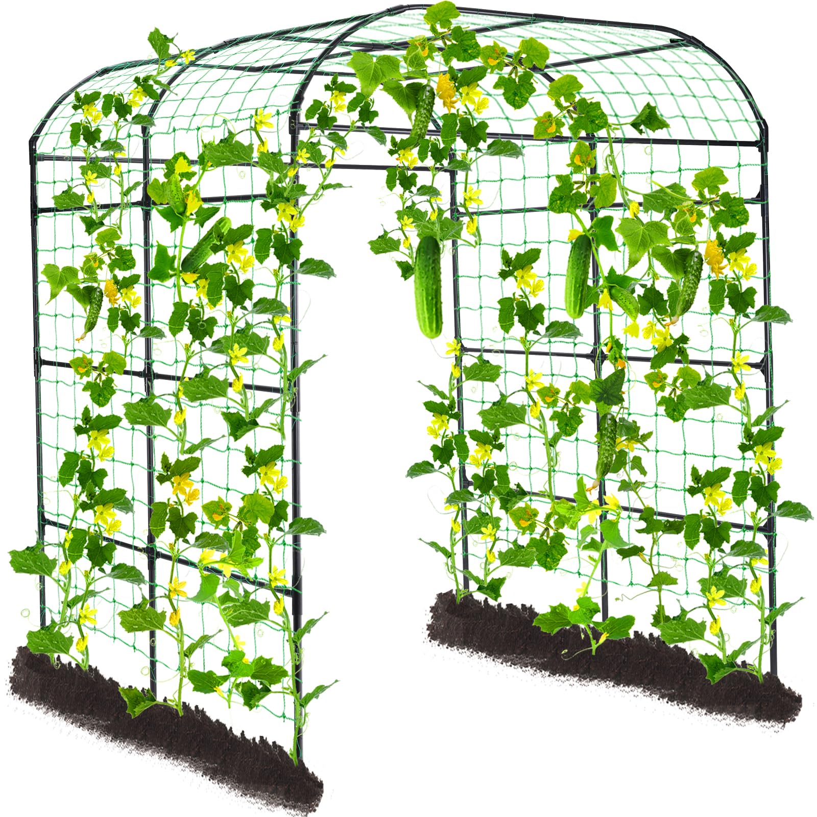 Lalahoni large garden trellis arch supports climbing plants while enhancing garden entry.