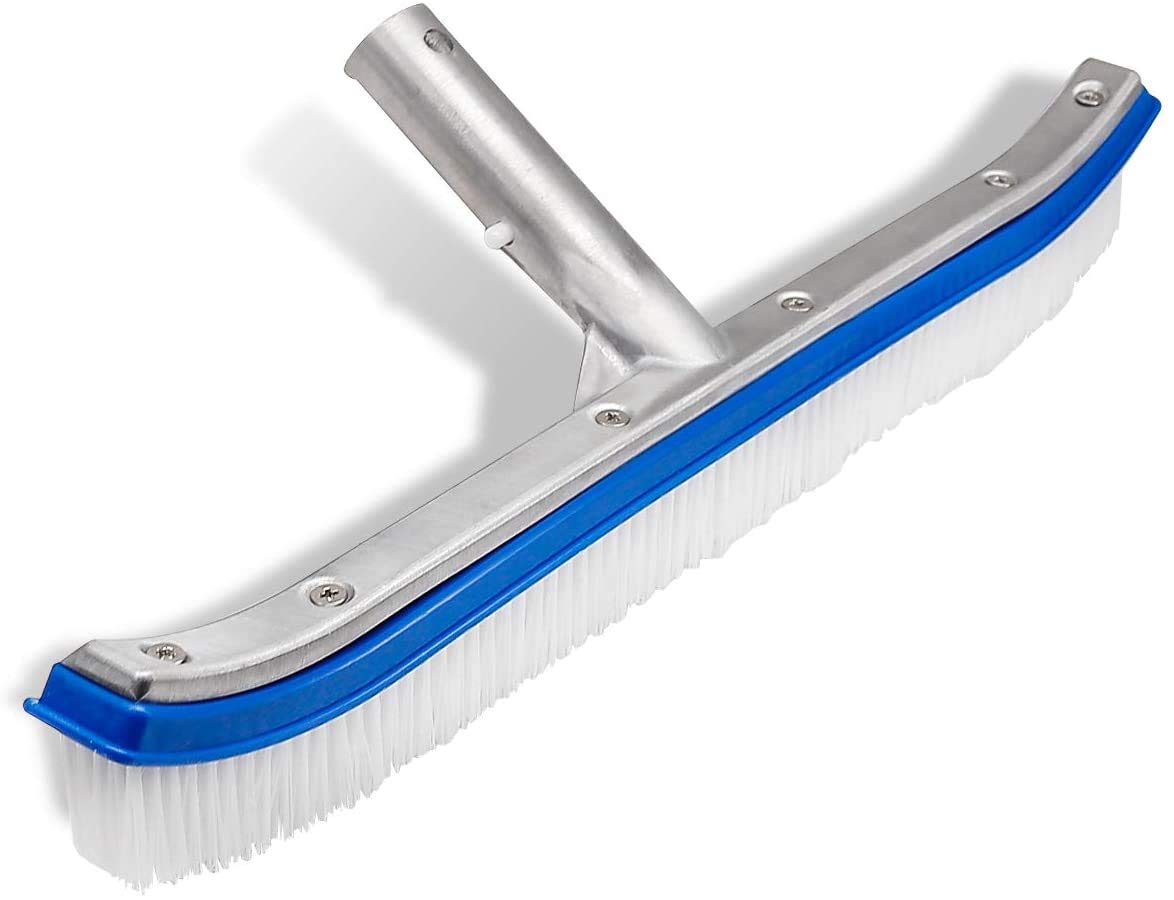 LALAPOOL 18inch wall-brush cleans pool walls quickly without scratching.