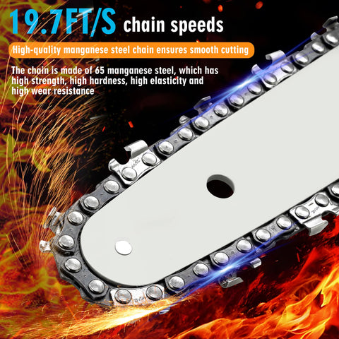 Lambgear chainsaw with ergonomic one-handed grip reducing fatigue