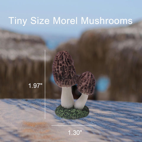 Lamnes diy fairy garden mushroom ornaments enhance terrariums and dollhouse scenes.
