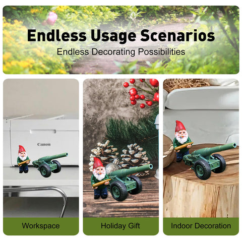 Lamnes gift-ready garden gnome, ideal for seasonal celebrations and gifting.