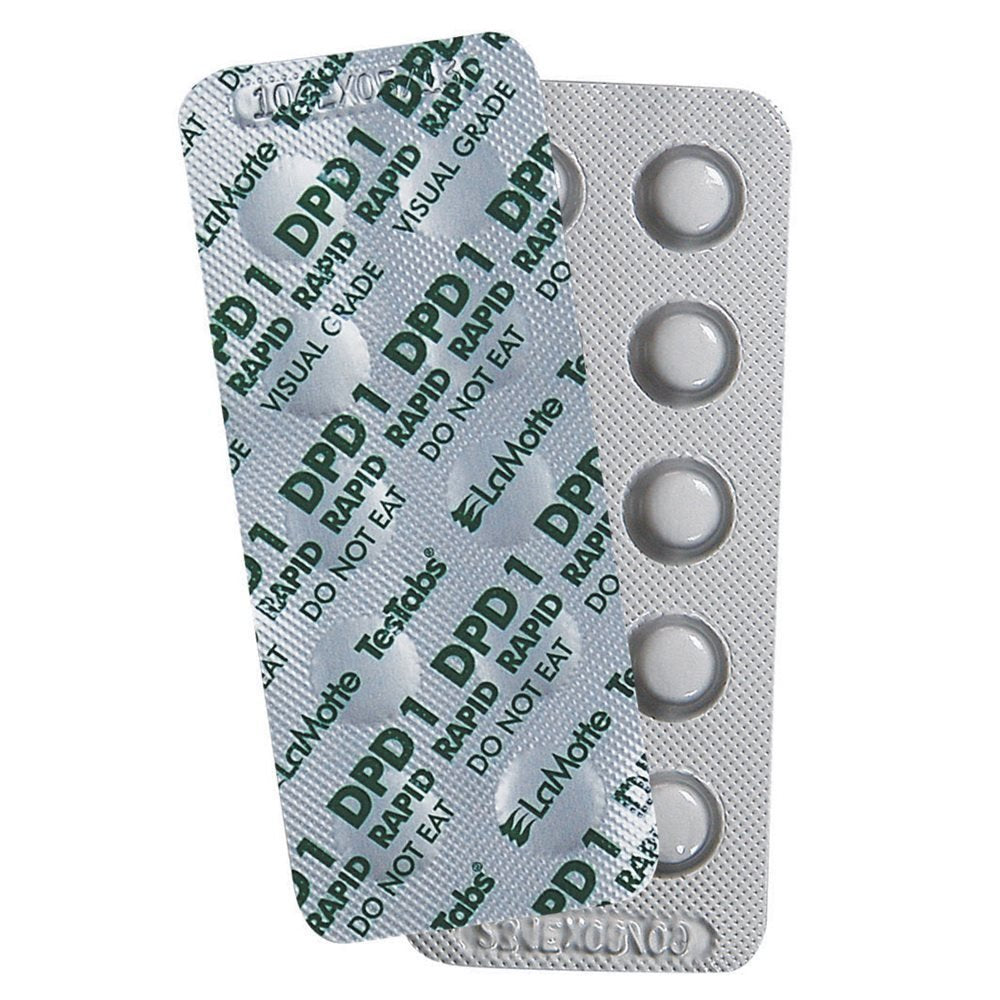 100-count strips organized for use with LaMotte tablet test kits.