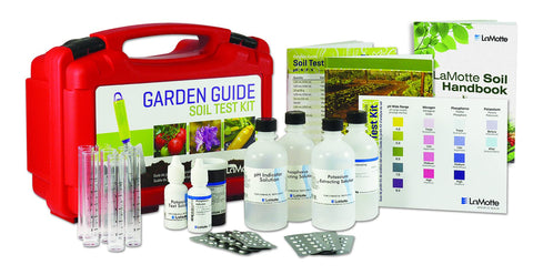 LaMotte Model EL soil test kit for turf and garden analysis and planning.