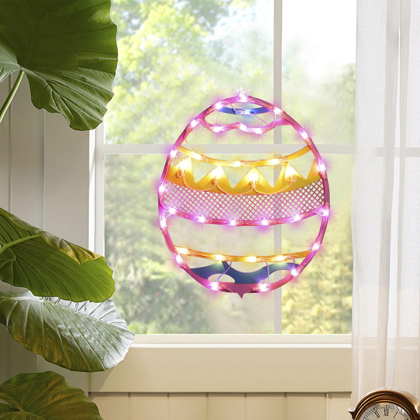 LAMPHOME durable white wires keep lighting steady and safe.