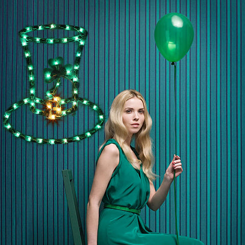 LampHOME window, door, or wall decor offers flexible placement for parties or seasonal displays