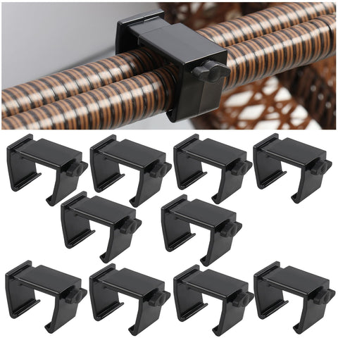 LAMTOP adjustable outdoor clips secure wicker frames for a stable patio sofa
