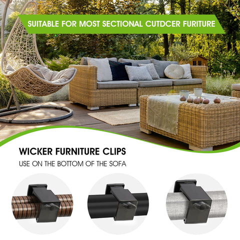LAMTOP versatile clamps fit multiple furniture sizes for flexible outdoor setups