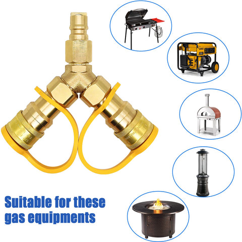 Lamudo outdoor gas accessory suitable for Weber grill and patio heaters.