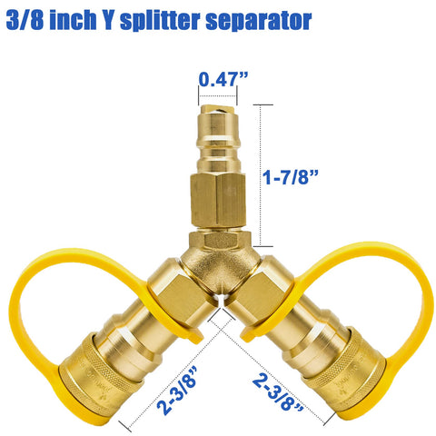 Lamudo quick-connect feature enables easy hose attachment and detachment.
