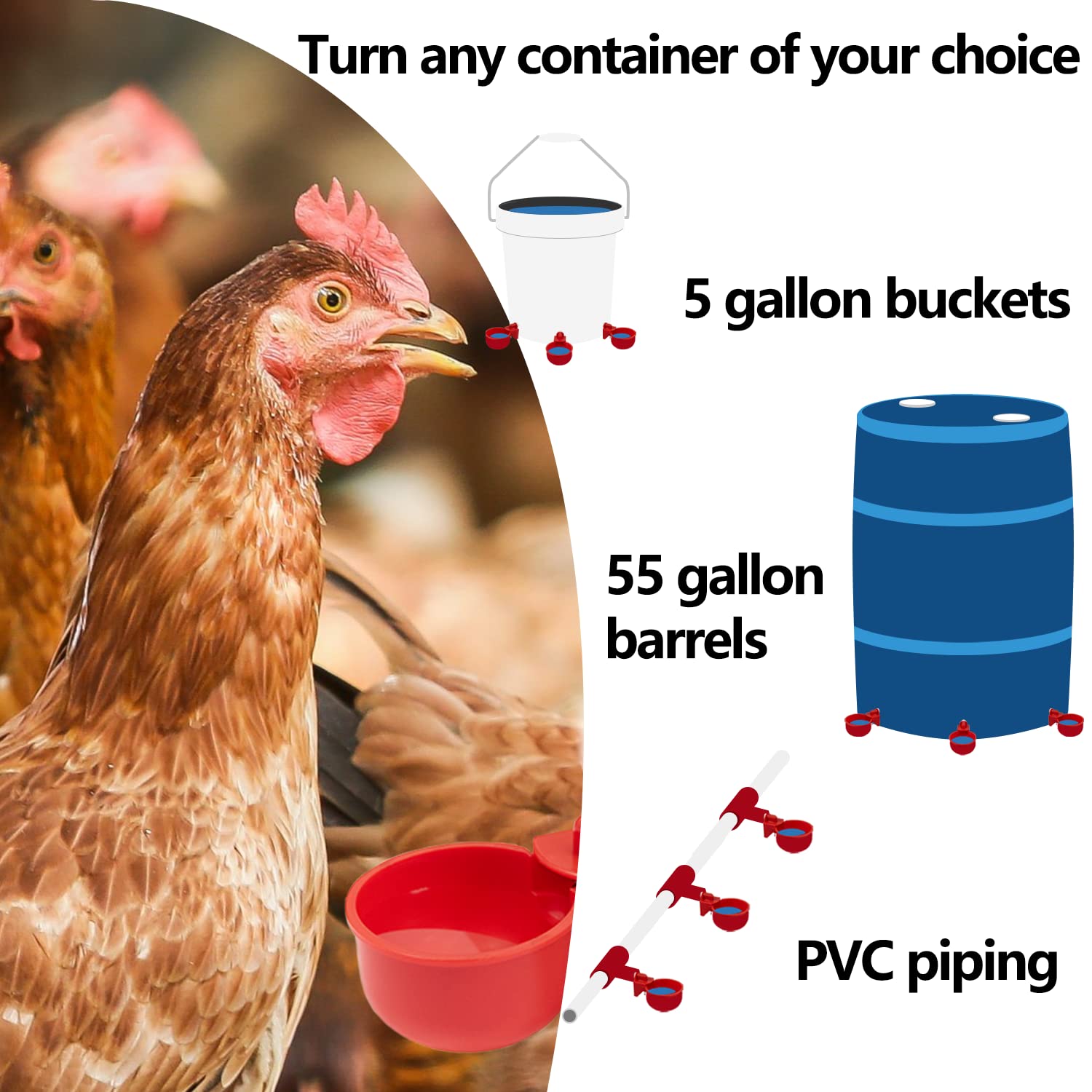 LANARP 5-gallon water reservoir supports longer intervals between refills