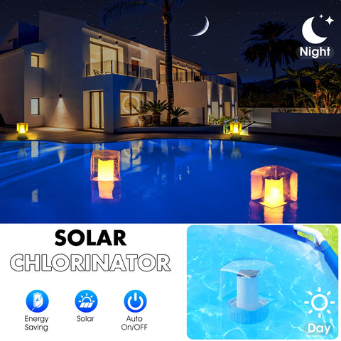 LanBlu chlorine tablet slot rotates open for quick, mess-free loading.