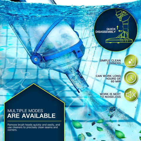 LANCHEZ 60-minute runtime supports extended cleaning sessions.