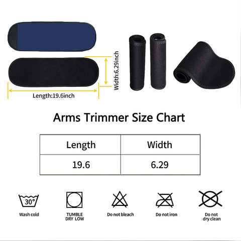 Lancsdom Arm Trimmers anti-slip front view during exercise.