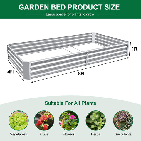 Land Guard raised bed side view showcasing sturdy construction for outdoor gardens