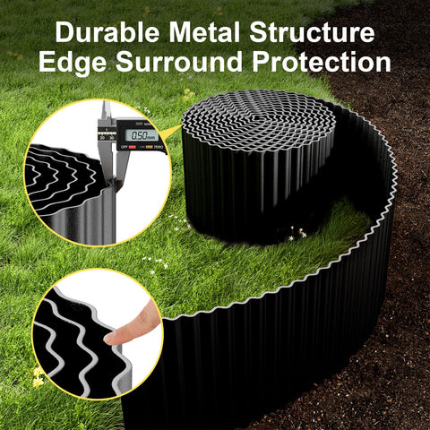 Land Guard 3D ripple design strengthens borders while adding modern garden style.