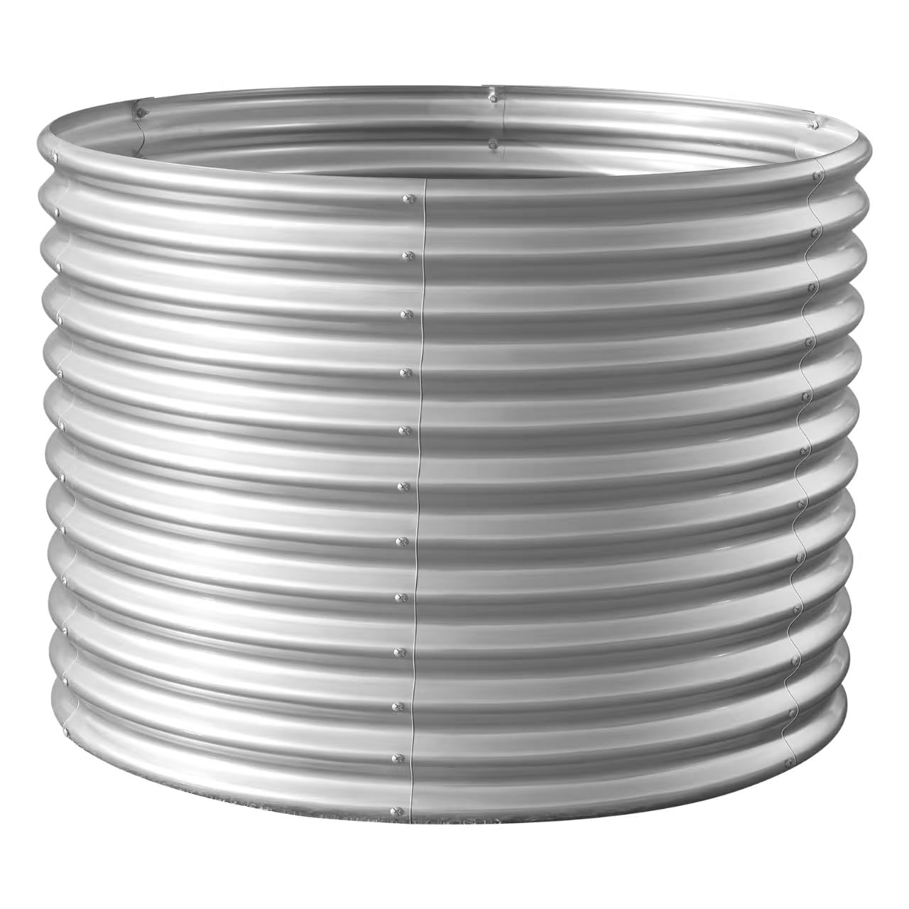 Land Guard 3x3x3ft galvanized raised bed for durable vegetable gardening