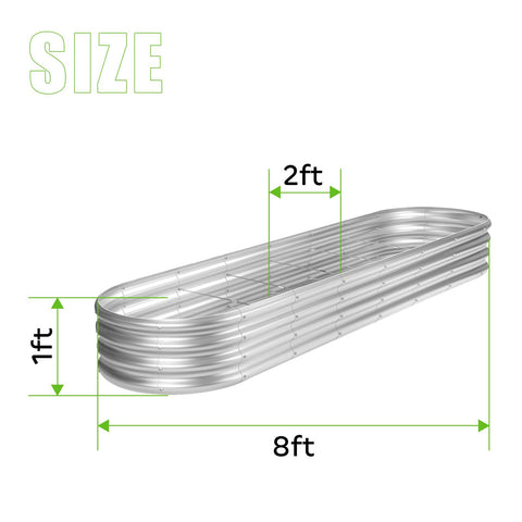 Land Guard raised bed side view showing durable exterior