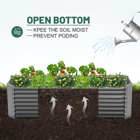 Land Guard bottomless base design promotes drainage and deep root growth.